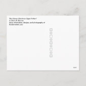 Rood Groen Kerst Ogee Pattern Briefkaart (Achterkant)