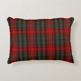 Rood & Groen Kerst Tartan Patroon Accent Kussen