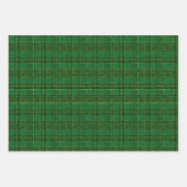 Rood, groen kerstcadeau, pakket met verlooppapier inpakpapier vel (Voorkant 2)