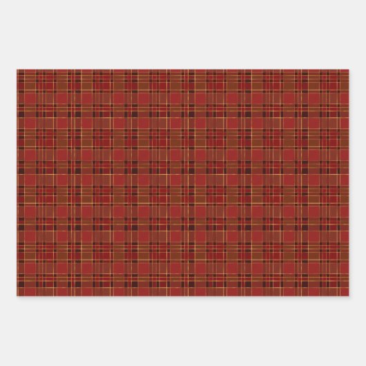 Rood, groen kerstcadeau, pakket met verlooppapier inpakpapier vel (Voorkant)