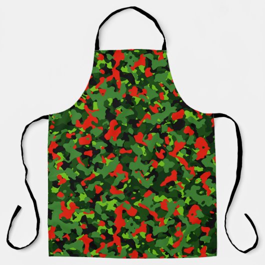 ROOD & GROEN KERSTCAMO PATROON SCHORT (Voorkant)
