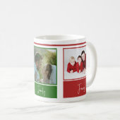 Rood Groen Kerstfoto Classic Mok, 11 oz Koffiemok (Voorkant rechts)