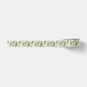 Rood & Groen Kerstmis Santa Toile Grosgrain Lint (Voorkant)