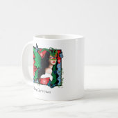 Rood Groen Kerstmis Solstice Fairy Koffiemok (Voorkant links)