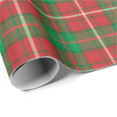 Rood, groen kerstpapier voor kerstinpakken cadeaupapier (Rol Hoek)