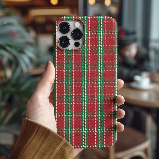 Rood groen kerstpatroon Case-Mate iPhone case