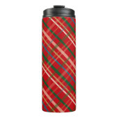 ROOD & GROEN KERSTPLAID PATROON THERMOSBEKER (Voorkant)