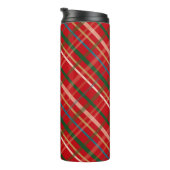 ROOD & GROEN KERSTPLAID PATROON THERMOSBEKER (Geroteerd rechts)