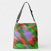 Rood Groen Lavendel Crossbody Tas (Achterkant)