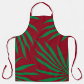 Rood groen lef tribaal Afrika Schort (Voorkant)