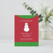 Rood Groen Lelijk Kersttrui Vakantie Feest Kaart (Staand voorkant)