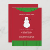 Rood Groen Lelijk Kersttrui Vakantie Feest Kaart (Voorkant / Achterkant)