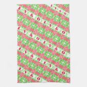 Rood & Groen Mozaïek Keuken Handdoeken (Verticaal)