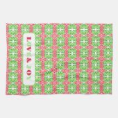 Rood & Groen Mozaïek Keuken Handdoeken (Horizontaal)