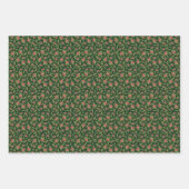 Rood, groen omhuld papier voor chrictmac inpakpapier vel (Voorkant 2)