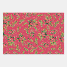 Rood, groen omhuld papier voor chrictmac