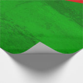 Rood groen omslagpapier cadeaupapier (Hoek)