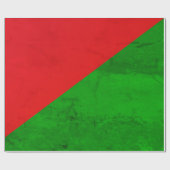 Rood groen omslagpapier cadeaupapier (Vlak)