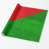 Rood groen omslagpapier cadeaupapier (Uitgerold)