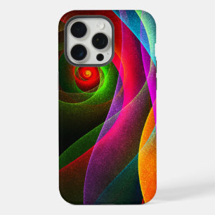 Rood Groen Oranje Modern Abstract Kunstpatroon #22 iPhone 15 Pro Max Case