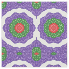 Rood Groen Paarse Witte Kaleidoscoop Kerstmis Stof