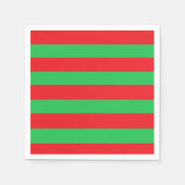 Rood & Groen Papier servetten (Voorkant)