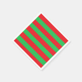 Rood & Groen Papier servetten (Hoek)