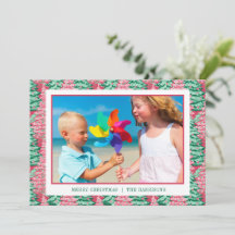 Rood & Groen Preppy Kerstbomen Foto