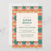 Rood groen roze kerst Botanisch Vrijgezellenfeest Kaart (Voorkant)