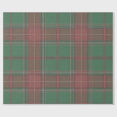 Rood groen ruitpatroon cadeaupapier (Vlak)