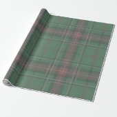 Rood groen ruitpatroon cadeaupapier (Uitgerold)
