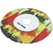 Rood groen schilderij kerstboom rok (Gekanteld)