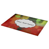 Rood groen schilderij snijplank (Hoek)