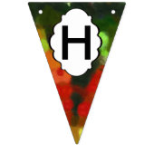 Rood groen schilderij vlaggetjes (Tweede vlag)
