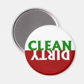 Rood Groen Schoon Vuil Vaatwasser Magneet (Voorkant / Achterkant)
