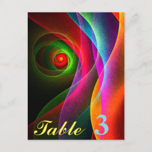 Rood Groen Sinaasappel Modern Abstract Kunstpatroo Briefkaart