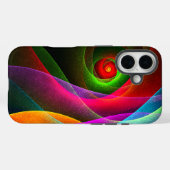 Rood Groen Sinaasappel Modern Abstract Kunstpatroo Case-Mate iPhone Case (Achterkant (horizontaal))