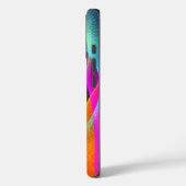 Rood Groen Sinaasappel Modern Abstract Kunstpatroo Case-Mate iPhone Case (Achterkant / Links)
