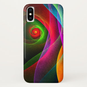 Rood Groen Sinaasappel Modern Abstract Kunstpatroo Case-Mate iPhone Case