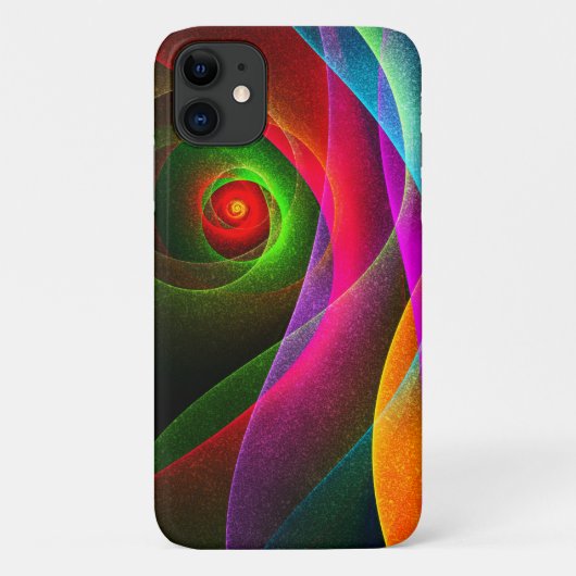 Rood Groen Sinaasappel Modern Abstract Kunstpatroo Case-Mate iPhone Case (Achterkant)