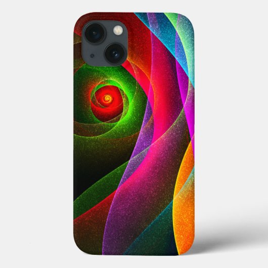 Rood Groen Sinaasappel Modern Abstract Kunstpatroo Case-Mate iPhone Case (Achterkant)