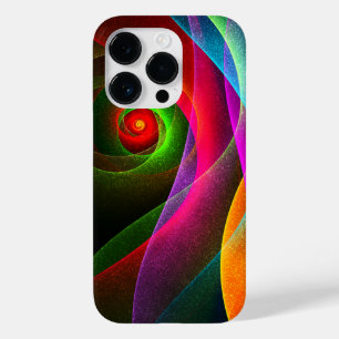 Rood Groen Sinaasappel Modern Abstract Kunstpatroo Case-Mate iPhone 14 Pro Hoesje