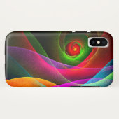 Rood Groen Sinaasappel Modern Abstract Kunstpatroo Case-Mate iPhone Case (Achterkant (horizontaal))