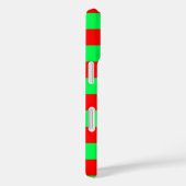 Rood Groen Strepen Design Case-Mate iPhone Case (Achterkant / Rechts)