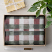Rood Groen Strepen Verjaardag Tissuepapier (Geschenk)
