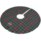 Rood & Groen Tartan Plak Monogram Kerstboom Rok (Gekanteld)