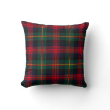 Rood & Groen Tartan Sierkussen