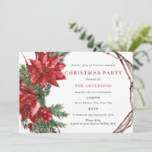 Rood Groen Traditionele Krans Kerstfeest Kaart (Staand voorkant)