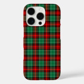 Rood groen vakwerkpatroon voor de feestdagen Case-Mate iPhone case (Achterkant)