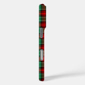 Rood groen vakwerkpatroon voor de feestdagen Case-Mate iPhone case (Achterkant / Rechts)